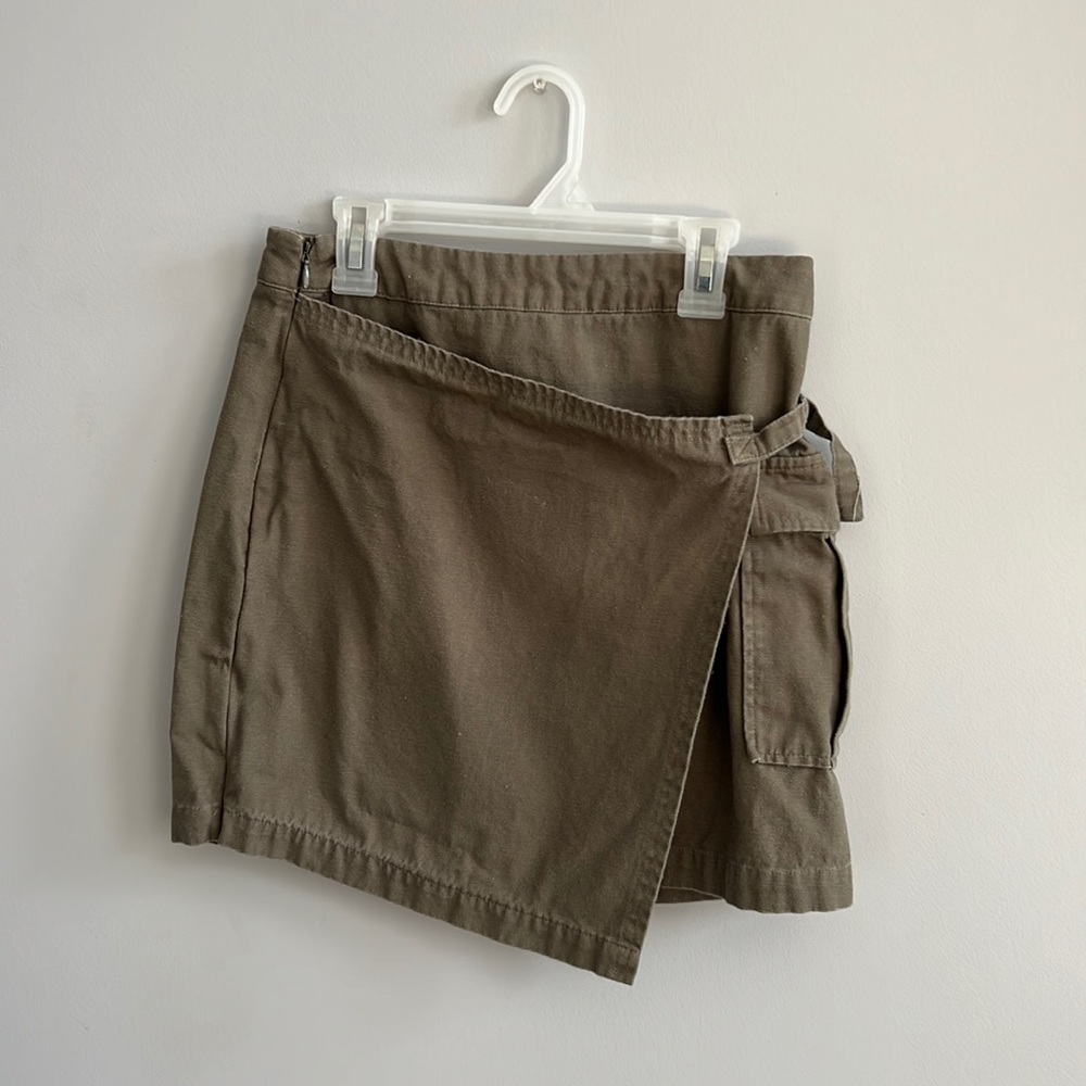 Urban Outfitters Khaki Green Skirt